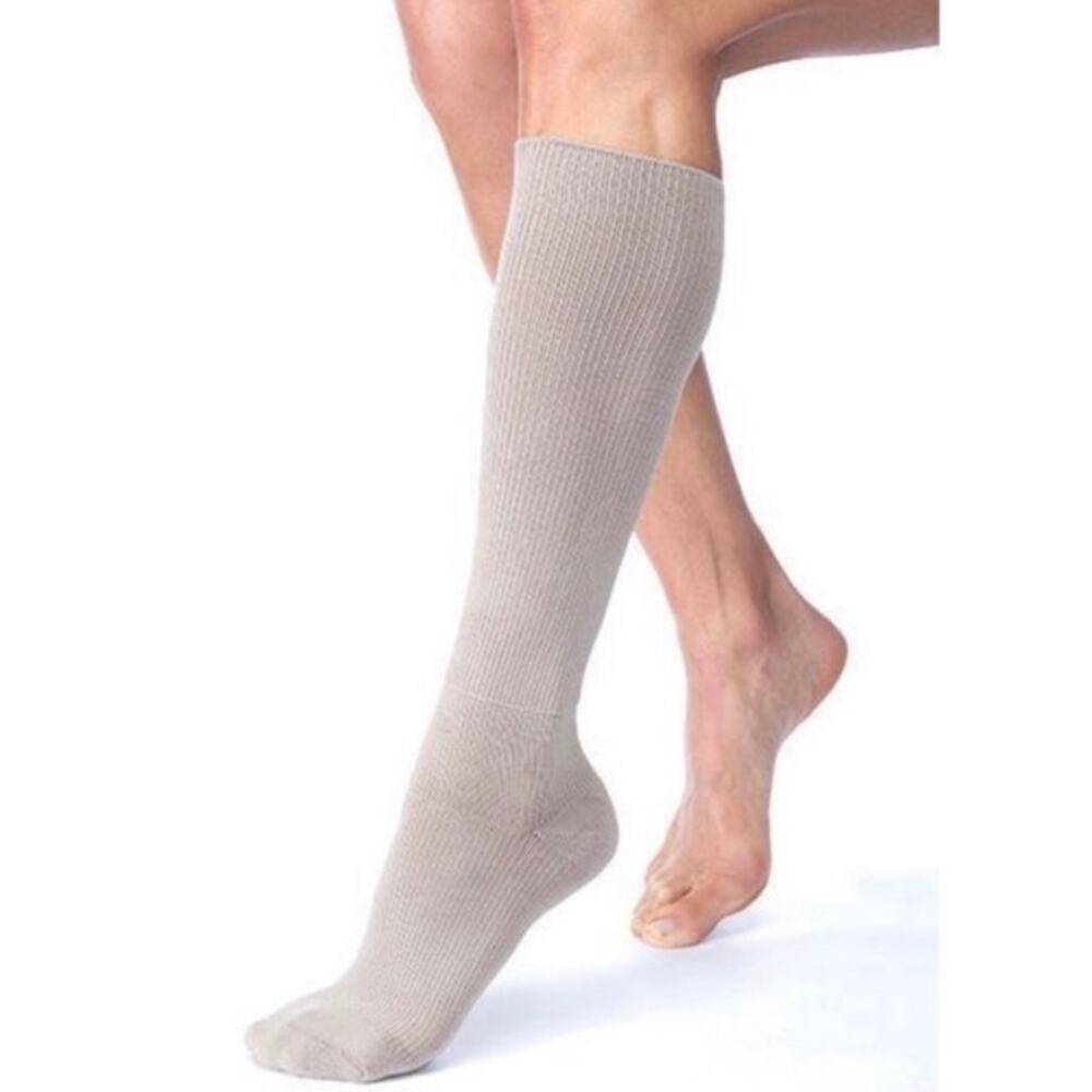 Jobst Farrow Wrap Hybrid Wide Foot Compression Large Taupe 20-30 mmHg 76664-14